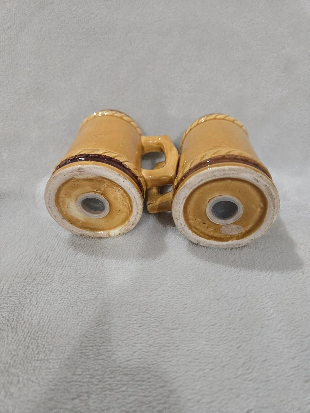 Ceramic Salt and Pepper Shaker Set - Tan